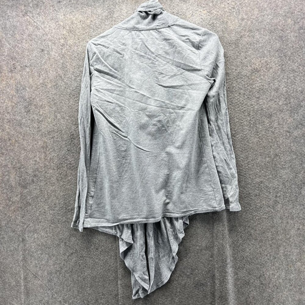 Fabletics Jacket Womens Small Gray Open Front Lig… - image 2